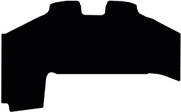 Produktbild: Fußmatte Gummi schwarz, für Kramer Teleskoplader KL55.8T, ab Bj. 19
