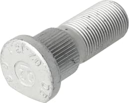 Produktbild: BPW Radbolzen Typ A mit Riffelung M 20 x 1,5 Länge 54 mm