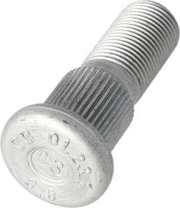 Produktbild: BPW Radbolzen Typ A mit Riffelung M 18 x 1,5 Länge 57 mm