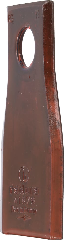 Produktbild: radura® Kreiselmäherklinge 93 x 40 x 3 mm, links/rechts, gedreht, für Mähwerk Case IH, John Deere, Kverneland