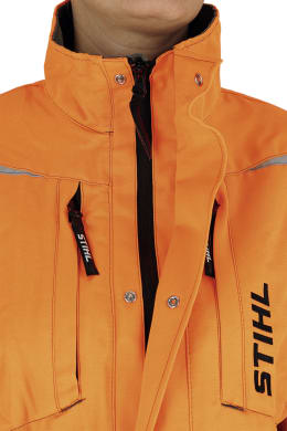 Produktbild: STIHL Forstjacke Function Ergo, olivgrün, warnorange, schwarz