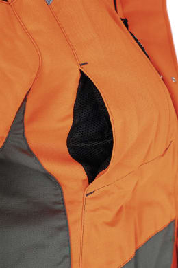 Produktbild: STIHL Forstjacke Function Ergo, olivgrün, warnorange, schwarz