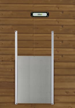 Produktbild: SmartCoop Türöffner mit Seilzug für vertikale Hühnerklappen aus Holz, Metall, Kunststoff