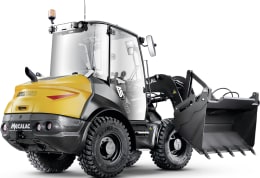 Produktbild: MECALAC Schwenklader AS750 Hubkraft 2.500 daN, 45 kW (61 PS) bei 2.300 min⁻¹, 0 – 20 km/h, P-Kinematik