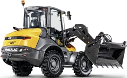 Produktbild: MECALAC Schwenklader AS1000 Hubkraft 4.000 daN, 55,4 kW (75 PS) bei 2.300 min⁻¹, 0 – 20 km/h, Z-Kinematik