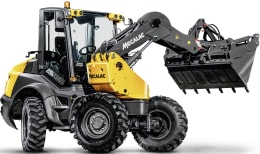 Produktbild: MECALAC Schwenklader AS850 Hubkraft 4.000 daN, 55,4 kW (75 PS) bei 2.300 min⁻¹, 0 – 20 km/h, Z-Kinematik