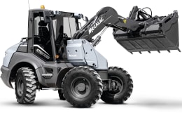 Produktbild: MECALAC Schwenklader ES1000 Z-Kinematik, Elektromotor, Hubkraft 4.000 daN, 0 – 25 km/h