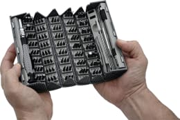 Produktbild: KUNZER Bit-Satz 126-teilig in Kunststoff-Rollbox, mit Stoff-Aufbewahrungstasche