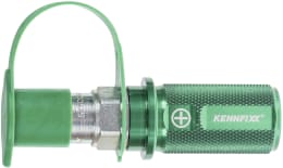 Produktbild: Kennfixx® Hydraulik-Handgriff grün +, BG 03, Stecker M 22 x 1,5 IG, Schlauch 1/2 IG