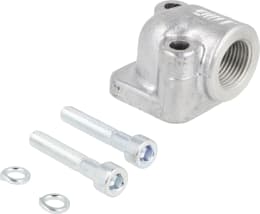 Produktbild: Posch® Winkelflansch M 18 x 1,5 IG, für Holzspalter SpaltAxt 8, RuckZuck; Wipp-Kreissäge