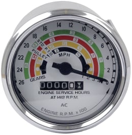 Produktbild: Traktormeter Ø 74/80 mm, 0 bis 25 mile/h, linksdrehend, für Traktor Fordson Dexta, Major