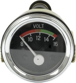 Produktbild: Voltmeter Ø 46/52 mm, 8 bis 16 V, für Landini 5830, 6030, Massey Ferguson 230, 240, 243, 250, 253, 263