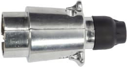 Produktbild: Herth + Buss Stecker 6 – 12 V, 7-polig, Flachsteckanschluss, Aluminium