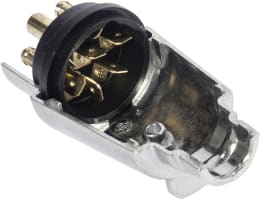 Produktbild: Herth + Buss Stecker 6 – 12 V, 7-polig, Flachsteckanschluss, Aluminium