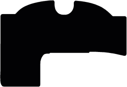 Produktbild: Fußmatte Velours schwarz, für Ford New Holland Traktor CX 5000, CX 6000, ab Bj. 03.11