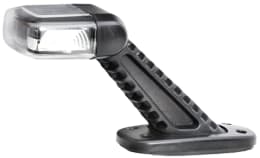 Produktbild: Hella® LED-Positionsleuchte gewinkelt, seitlich links/rechts, 148,6 x 143,7 x 61,5 mm, 10 – 30 V DC, E9 6753