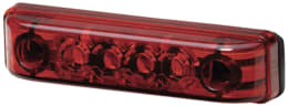 Produktbild: Hella® LED-Positionsleuchte quadratisch, hinten links/rechts, rot, 65 x 16 x 11 mm, 12 V DC, E4 8115