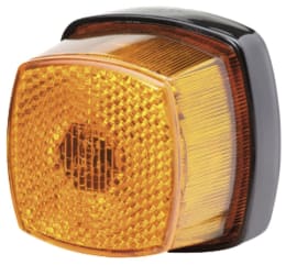 Produktbild: Hella® Seitenmarkierungsleuchte quadratisch, links/rechts, 62 x 62 x 46 mm, waagerecht, senkrecht