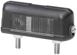 Produktbild: Hella® Kennzeichenleuchte hinten links/rechts, C5W, schwarz, oval, 82 x 31 x 28 mm