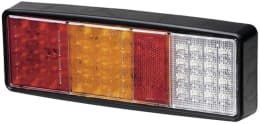 Produktbild: Hella® LED-Schlussleuchte links/rechts 9 – 36 V DC, 275 x 99,3 x 33,5 mm, Schluss-, Brems-, Blink-
