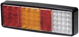Produktbild: Hella® LED-Schlussleuchte links/rechts 9 – 36 V DC, 275 x 99,3 x 33,5 mm, Schluss-, Brems-, Blink-, Nebellicht