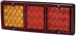 Produktbild: Hella® LED-Schlussleuchte links/rechts 9 – 36 V DC, 326 x 130 x 68 mm, Schluss-, Brems-, Blinklicht
