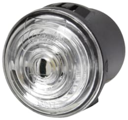 Produktbild: Hella® LED-Positionsleuchte rund, Front, weiß, Ø 30 mm, 9 – 33 V DC, E4 8638