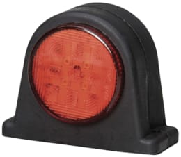 Produktbild: Hella® LED-Positionsleuchte seitlich links/rechts, weiß, rot, 86 x 67,2 x 44,3 mm, 10 – 30 V DC, E9 6754