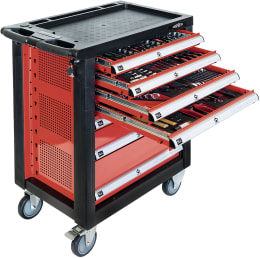 Produktbild: Airpress Werkzeugwagen 217-teilig
