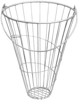 Produktbild: KERBL Futterkorb Ø 380 mm, 140 mm, Höhe 500 mm, Stahl verzinkt
