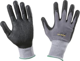 Produktbild: Keron Handschuhe Comfort Plus Nylon-Feinstrick, nitrilbeschichtet, Nitrilnoppen