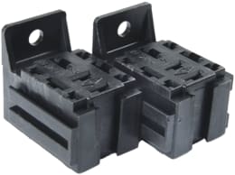 Produktbild: Herth + Buss Relaissockel 9-polig mit Halter, Version B, 5 x Flachsteckanschluss 6,3 mm