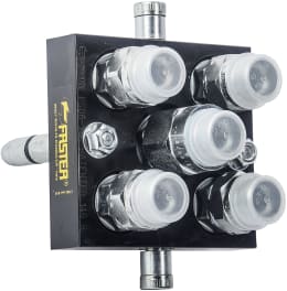 Produktbild: Faster® Stecker MST5-S 2P, 5-fach M 22 x 1,5 AG, DN 10, für Multikupplung, Loshälfte