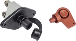Produktbild: Herth + Buss Batterietrennschalter 24 V/250 A, Einbaumaß Ø 22,5 mm, -40 bis +80 °C, Schlüssel Kunststoff rot