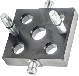 Produktbild: Faster® Steckerkörper MST-KIT-P506-1S, ohne Einsätze, DN 10, DN 12, Anzahl Kupplungen 4, mit Elektrokupplung
