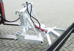 Produktbild: Düvelsdorf Gummischieber Kombi 2,60 m, Euro-Aufnahme/3-Punkt/Gabelzinken, hydraulisch schwenkbar