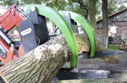 Lifestyle: Düvelsdorf Holzgreifer mit Euro-Aufnahme