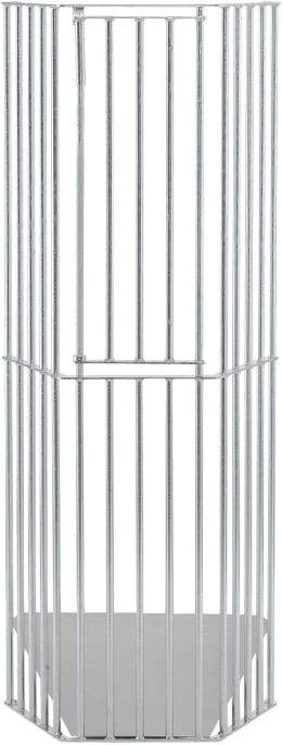 Produktbild: Growi® Heuraufe Pidero 80 x 200 x 40 cm, Fassungsvermögen 24 kg, Wandmontage, für Pferde, loses Heu