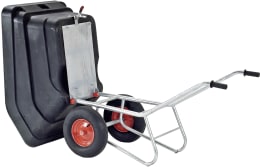 Produktbild: Growi® Schubkarre Compactkarre Mulde 300 l, PE (Polyethylen) kippbar