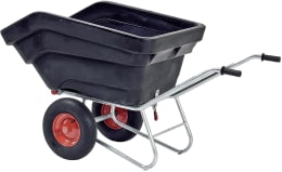 Produktbild: Growi® Schubkarre Compactkarre Mulde 300 l, PE (Polyethylen) kippbar