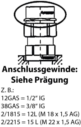 Technische Zeichnung: Faster® Ersatzmuffe MST-E für Multikupplung MST