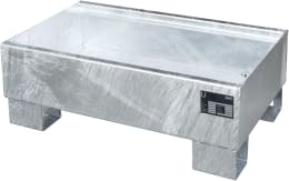 Produktbild: BAUER® SÜDLOHN Auffangwanne AW 60-1 v Auffangvolumen max. 65 l, ohne Gitterrost, verzinkt