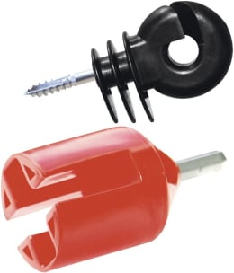 Produktbild: Ako Ringisolator 75 EDX Holzgewinde selbstschneidend, für Draht, Litze, Seil, Band 10 mm