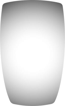 Produktbild: Mekra Spiegelglas 1010 links/rechts, 278 x 169 x 2 mm, Wölbungsradius 1.200 mm