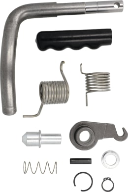 Set: HANS SAUERMANN Hebelsatz für automatische Zugmaul HS1600, HS1700, HS1710, HS1810 mit Schiebebolzensystem