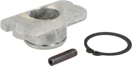 Produktbild: HANS SAUERMANN Verschleißplattenset neu, Breite 87 mm, für automatisches Zugmaul HS1700, HS1710, HS1800, HS1810