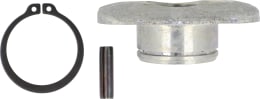 Produktbild: HANS SAUERMANN Verschleißplattenset neu, Breite 87 mm, für automatisches Zugmaul HS1700, HS1710, HS1800, HS1810