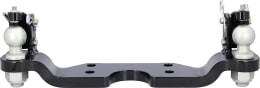 Produktbild: HANS SAUERMANN Zwangslenkung Kugel 50, beidseitig, schwarz, für Kugeleinsatz K80 HS7569-390-K, C90337908
