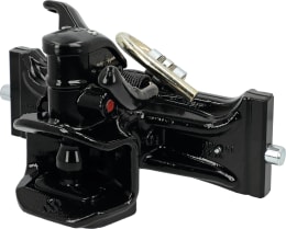 Produktbild: HANS SAUERMANN Zugmaul HS1700-1KUD-38-390 automatisch mit Adapterplatte, 390/25/32 mm, Ø Bolzen 38 mm