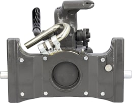 Produktbild: HANS SAUERMANN Zugmaul HS1600-1KUD-312F-38 automatisch mit Adapterplatte, 312/22/30 mm, Ø Bolzen 38 mm